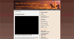 Desktop Screenshot of newlifeinchristministriesnj.org