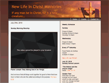 Tablet Screenshot of newlifeinchristministriesnj.org
